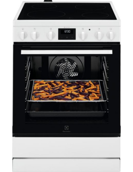 60 cm pločio baltos el keraminė viryklė Electrolux LKR64023AW