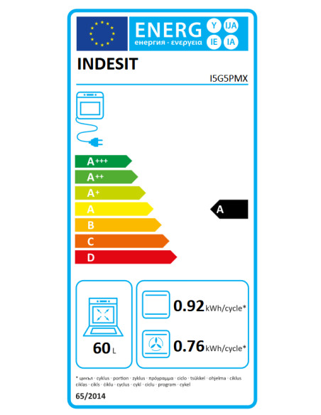 Cooker INDESIT I5G5PMX