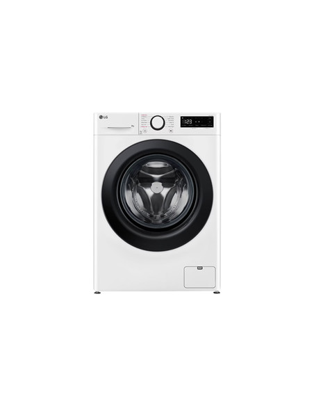 LG Washing machine | F2WR509SBW | Energy efficiency class A | Front loading | Washing capacity 9 kg | 1200 RPM | Depth 48 cm | W