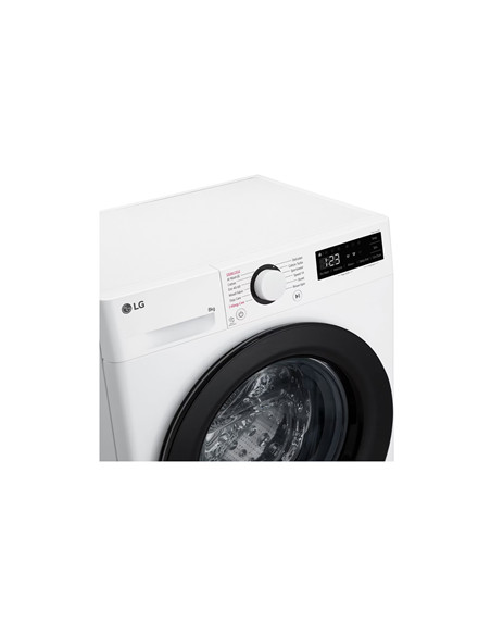 LG Washing machine | F2WR509SBW | Energy efficiency class A | Front loading | Washing capacity 9 kg | 1200 RPM | Depth 48 cm | W