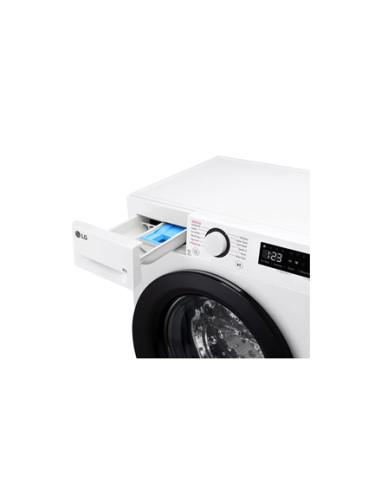 LG Washing machine | F2WR509SBW | Energy efficiency class A | Front loading | Washing capacity 9 kg | 1200 RPM | Depth 48 cm | W
