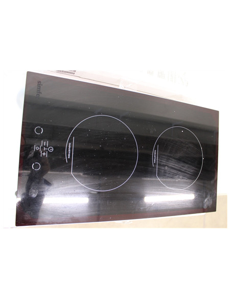 SALE OUT. | Simfer | Hob | H3.020.DEISP | Induction | Number of burners/cooking zones 2 | Touch | Timer | Black | USED, DIRTY, S