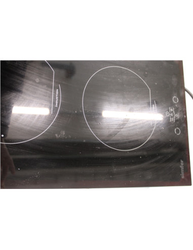 SALE OUT. | Simfer | Hob | H3.020.DEISP | Induction | Number of burners/cooking zones 2 | Touch | Timer | Black | USED, DIRTY, S