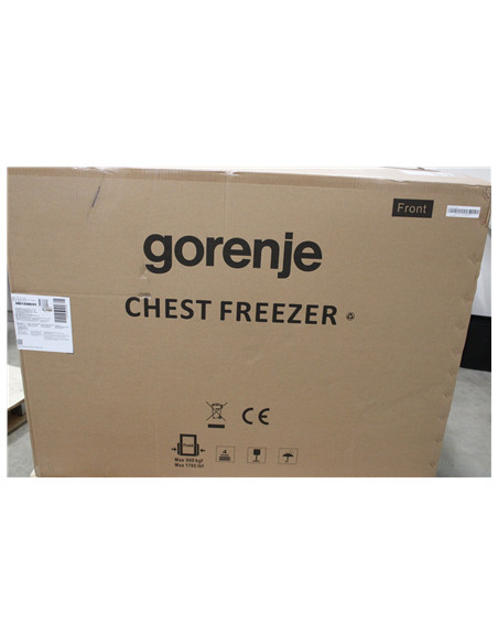 SALE OUT. Gorenje | Freezer | FH30EAW | Energy efficiency class E | Chest | Free standing | Height 84.7 cm | Total net capacity 