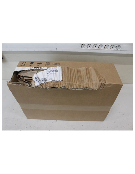 SALE OUT. | Bosch Recirculation kit S and L-bow (60cm) | HEZ9VDKR1 | Black | DAMAGED PACKAGING