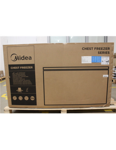 SALE OUT. Midea Freezer | MDRC564FEE01 | Energy efficiency class E | Chest | Free standing | Height 82.5 cm | Total net capacity