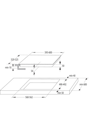 Induction Hob GORENJE GI6433BSCWF