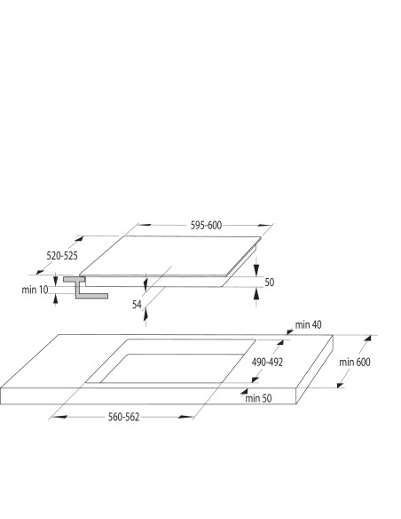 Induction Hob GORENJE GI6433BSCWF