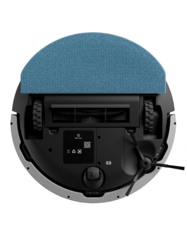 Naujos kartos išmanusis dulkių siurblys-robotas su plovimo funkcija Electrolux ER71HW1UG pilkas