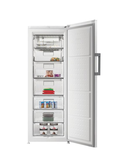 171 cm aukščio baltos spalvos šaldiklis Indesit FINS 1261 W4
