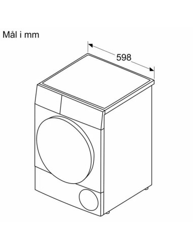 Džiovyklė BOSCH WQH245B9SN
