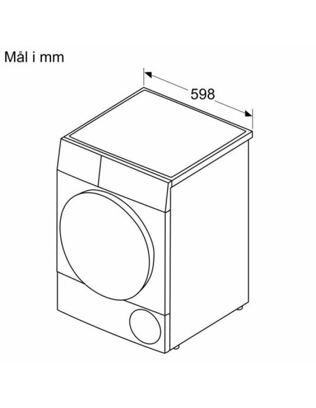 Džiovyklė BOSCH WQH245B9SN