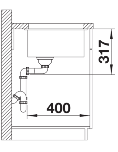 Plautuvė BLANCO ETAGON 700-U  Juoda |...