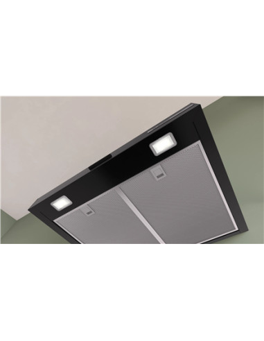 Bosch DWB65CC60 | Hood | Wall mounted | Energy efficiency class B | Width 59.8 cm | Mechanical | 594 m³/h | Matte black | LED