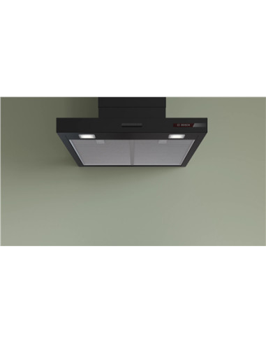 Bosch DWB65CC60 | Hood | Wall mounted | Energy efficiency class B | Width 59.8 cm | Mechanical | 594 m³/h | Matte black | LED