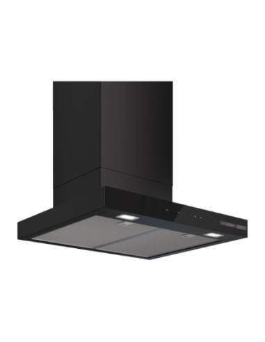 Bosch DWB67DN60 Wall-mounted Extractor Hood, A, Width 60 cm, Max extraction power in intensive mode 699 m3/h, Matte Black | Bosc