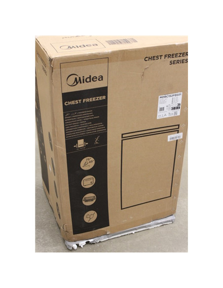 SALE OUT. | Midea Freezer | MDRC152FEE01 | Energy efficiency class E | Chest | Free standing | Height 85 cm | Total net capacity