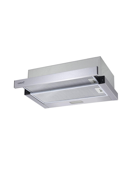 CATA | Hood | TFB-5160 X | Telescopic | Energy efficiency class C | Width 59.5 cm | 300 m³/h | Mechanical | CSLED | Stainless st