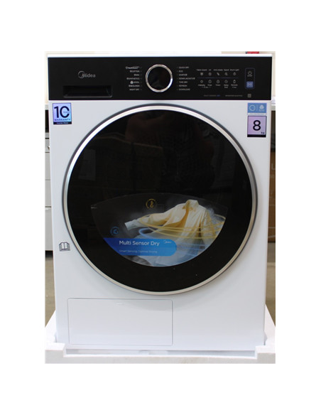 SALE OUT. | Midea Dryer Machine | MD205H80BW/W-BK | Energy efficiency class C | Front loading | 8 kg | LED | Depth 60 cm | White