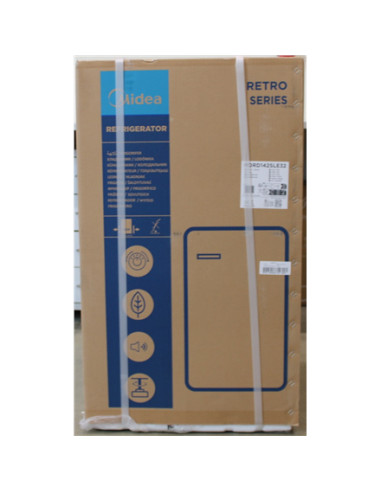 SALE OUT. Midea Refrigerator | MDRD142SLE32 | Energy efficiency class E | Free standing | Larder | Height 83.5 cm | Fridge net c