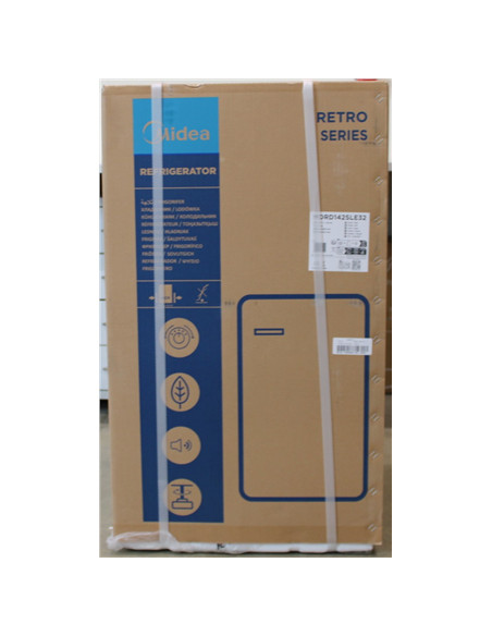 SALE OUT. Midea Refrigerator | MDRD142SLE32 | Energy efficiency class E | Free standing | Larder | Height 83.5 cm | Fridge net c