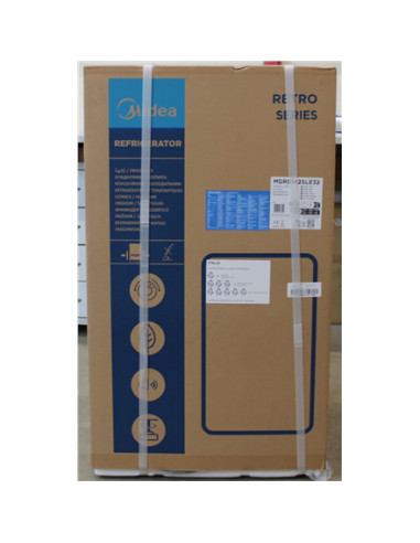 SALE OUT. Midea Refrigerator | MDRD142SLE32 | Energy efficiency class E | Free standing | Larder | Height 83.5 cm | Fridge net c