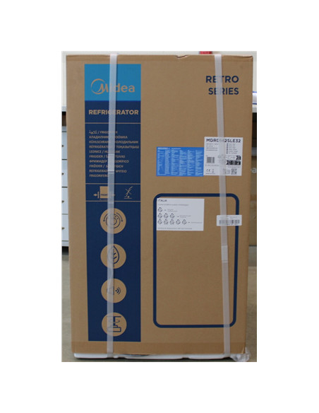 SALE OUT. Midea Refrigerator | MDRD142SLE32 | Energy efficiency class E | Free standing | Larder | Height 83.5 cm | Fridge net c