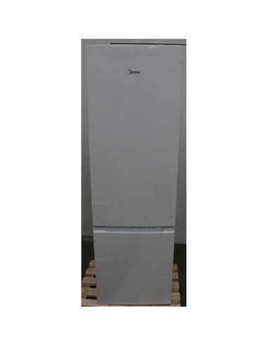 SALE OUT. Midea MDRB369FGE01 Refrigerator, E, Freestanding, Combi, Height 177.3 cm, Fridge net L, Freezer net L, White | SALE OU
