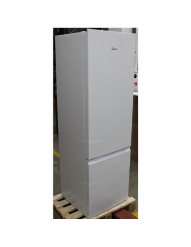 SALE OUT. Midea MDRB369FGE01 Refrigerator, E, Freestanding, Combi, Height 177.3 cm, Fridge net L, Freezer net L, White | SALE OU