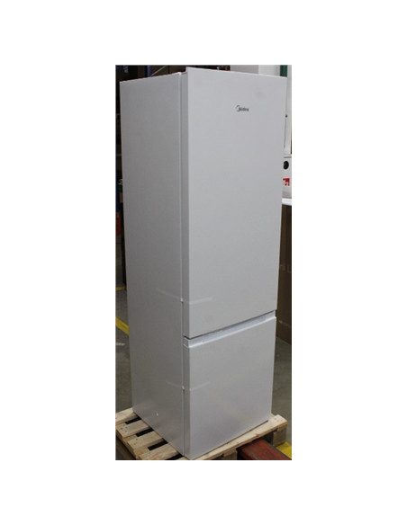 SALE OUT. Midea MDRB369FGE01 Refrigerator, E, Freestanding, Combi, Height 177.3 cm, Fridge net L, Freezer net L, White | SALE OU