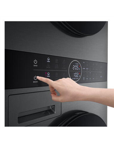 LG | Washing machine with dryer | WT1210BBF | Energy efficiency class A/C | Front loading | Washing capacity 12 kg | 1400 RPM | 