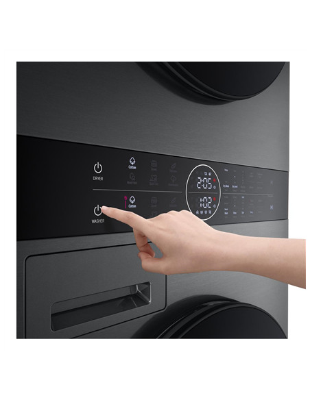 LG | Washing machine with dryer | WT1210BBF | Energy efficiency class A/C | Front loading | Washing capacity 12 kg | 1400 RPM | 