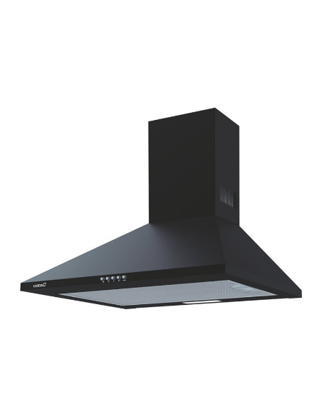 CATA | Hood | OMEGA 600 BK | Wall mounted | Energy efficiency class C | Width 60 cm | 645 m³/h | Mechanical | LED | Black