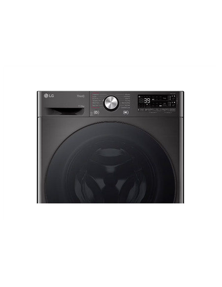 LG | Washing Machine with Dryer | F4DR711S2BA | Energy efficiency class A/D | Front loading | Washing capacity 11 kg | 1400 RPM 