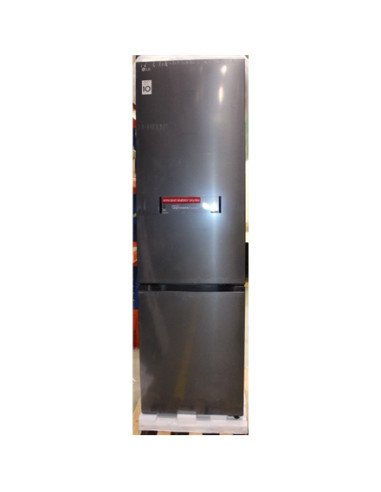 SALE OUT. LG GBBS322CEV Refrigerator, C, Free-standing, Combi, Height 2.03 m, Net fridge 262 L, Net freezer 113 L, Black | SALE 