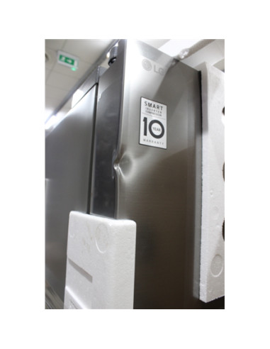 SALE OUT. LG GSGV81PYLL Refrigerator, Free-standing, Side by Side, E, Height 1.79 m, Net fridge 416 L, Net freezer 190 L, Silver