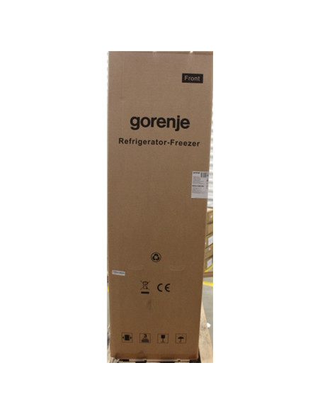 SALE OUT. Gorenje NRK418ECS4 Refrigerator, E, Free standing, Combi, Height 182.4 cm, Net Fridge 171 L, Net Freezer 85 L, Grey | 