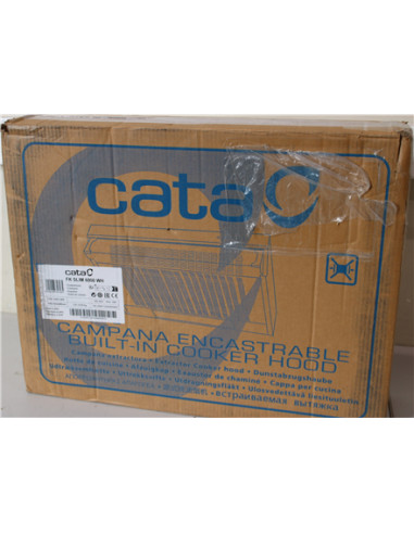 SALE OUT. CATA CAMPANA Hood FK SLIM 6000 WH, B, Width 60 cm, Max 162 m³/h, LED, White | SALE OUT. | SALE OUT. CATA Hood | FK SLI