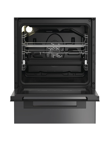 Whirlpool Cooker | W5I8LCSTA | Hob type Induction | Oven type Electric | Anthracite | Width 50 cm | Depth 60 cm | 60 L