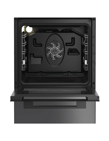Whirlpool Cooker | W5I8LCSTA | Hob type Induction | Oven type Electric | Anthracite | Width 50 cm | Depth 60 cm | 60 L