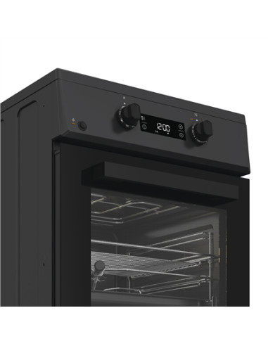 Whirlpool Cooker | W5I8LCSTA | Hob type Induction | Oven type Electric | Anthracite | Width 50 cm | Depth 60 cm | 60 L