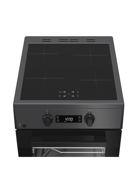 Whirlpool Cooker | W5I8LCSTA | Hob type Induction | Oven type Electric | Anthracite | Width 50 cm | Depth 60 cm | 60 L