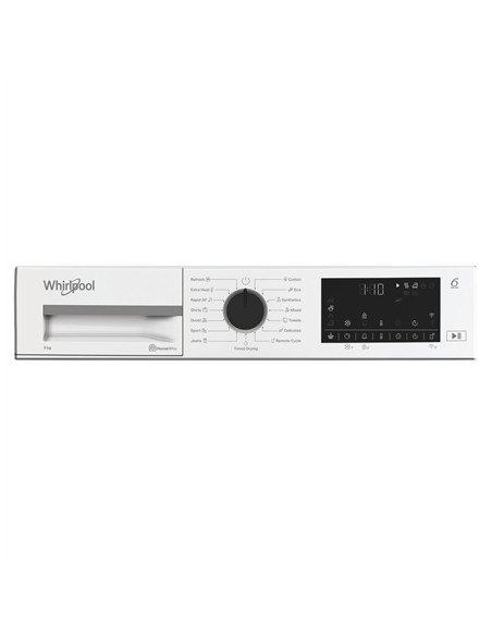 Whirlpool Dryer Machine | WP D9 WBS EE | Energy efficiency class D | Front loading | 9 kg | Heat pump | Digital | Depth 61 cm | 