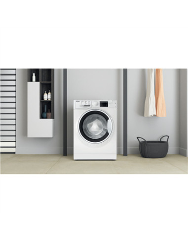 Whirlpool | Washing machine | WRBSB 6249 W EU | Energy efficiency class C | Front loading | Washing capacity 6 kg | 1200 RPM | D