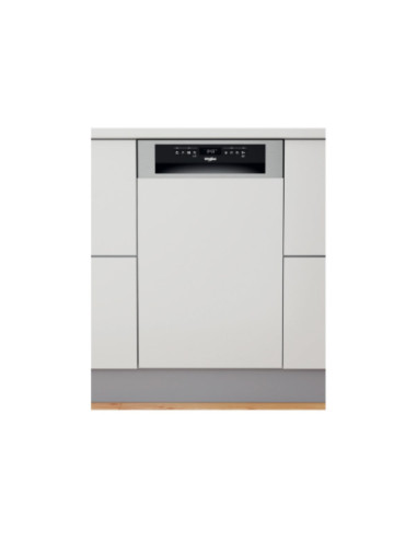 Whirlpool Dishwasher | WSBO 3O34 PF X | Built-in | Width 45 cm | Number of place settings 10 | Number of programs 8 | Energy eff