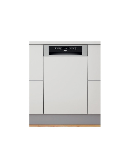 Whirlpool Dishwasher | WSBO 3O34 PF X | Built-in | Width 45 cm | Number of place settings 10 | Number of programs 8 | Energy eff