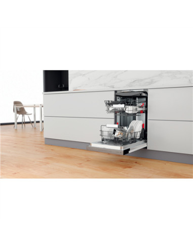 Whirlpool Dishwasher | WSBO 3O34 PF X | Built-in | Width 45 cm | Number of place settings 10 | Number of programs 8 | Energy eff