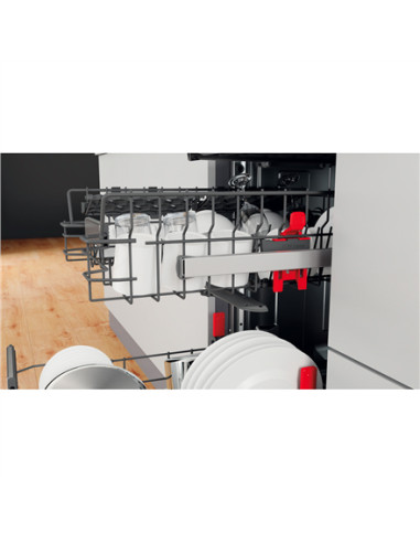Whirlpool Dishwasher | WSBO 3O34 PF X | Built-in | Width 45 cm | Number of place settings 10 | Number of programs 8 | Energy eff