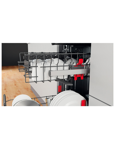 Whirlpool Dishwasher | WSBO 3O34 PF X | Built-in | Width 45 cm | Number of place settings 10 | Number of programs 8 | Energy eff