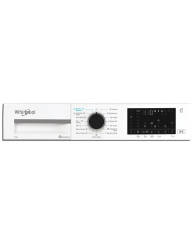 Whirlpool | Washing machine | WAM 97WB EE | Energy efficiency class A | Front loading | Washing capacity 9 kg | 1400 RPM | Depth